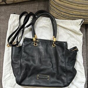 Marc Jacobs Black Leather Shoulder Bag